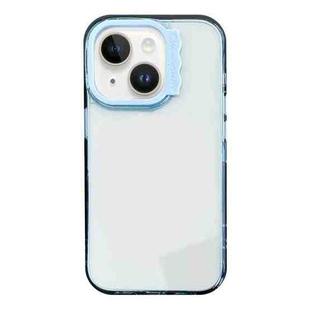 For iPhone 14 Colorful Wavy Circle PC Hybrid TPU Phone Case(Blue)