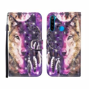 For Xiaomi Redmi Note 8 3D Painted Pattern Horizontal Flip Leather Case with Holder & Wallet & Card slot & Lanyard(Wind Chime Wolf)
