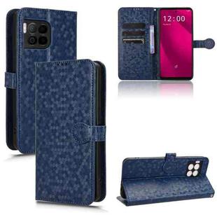 For T-Mobile Revvl 7 Pro 5G Honeycomb Dot Texture Leather Phone Case(Blue)