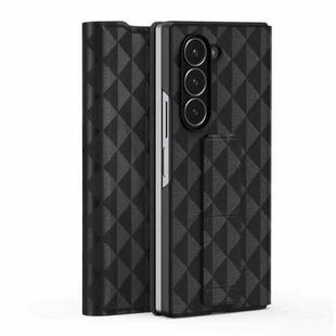 For Samsung Galaxy Z Fold6 5G DUX DUCIS Fitt Series TPU + PU Texture Full Cover Phone Case(Black)