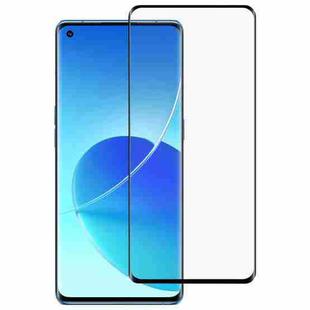 For OPPO Reno6 Pro 5G Full Glue 9H HD 3D Curved Edge Tempered Glass Film(Black)