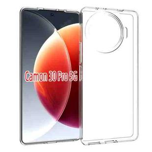 For Tecno Camon 30 Pro 5G Waterproof Texture TPU Phone Case(Transparent)