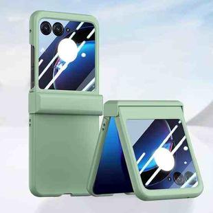 For Motorola Razr 50 Three-stage Integrated PC Skin Feel Shockproof Phone Case(Mint Green)