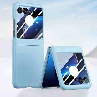 For Motorola Razr 50 Integrated PC Skin Feel Shockproof Phone Case(Sky Blue)