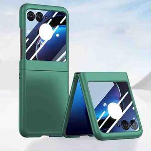 For Motorola Razr 50 Integrated PC Skin Feel Shockproof Phone Case(Green)