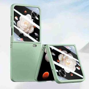For Honor Magic V Flip Integrated PC Skin Feel Shockproof Phone Case(Mint Green)