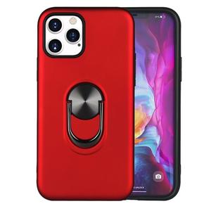 For iPhone 12 / 12 Pro 360 Rotary Multifunctional Stent PC+TPU Case with Magnetic Invisible Holder(Red)