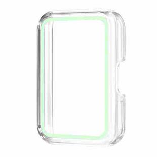 For Samsung Galaxy Watch Fit3 Luminous Hollow PC Watch Protective Case(Green)