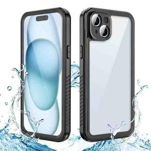 For iPhone 15 Plus RedPepper Shockproof IP68 Waterproof PC + TPU Protective Case(Black)