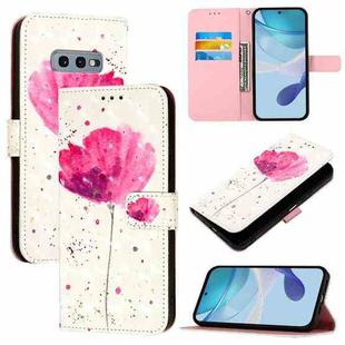 For Samsung Galaxy S10e 3D Painting Horizontal Flip Leather Phone Case(Flower)