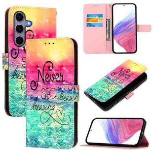 For Samsung Galaxy S25 5G 3D Painting Horizontal Flip Leather Phone Case(Chasing Dreams)