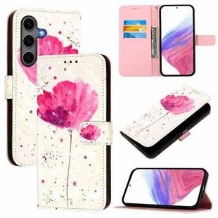 For Samsung Galaxy S25+ 5G 3D Painting Horizontal Flip Leather Phone Case(Flower)
