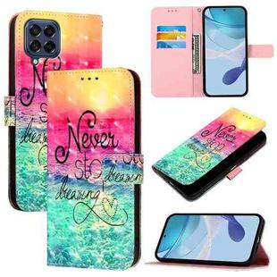 For Samsung Galaxy M53 5G 3D Painting Horizontal Flip Leather Phone Case(Chasing Dreams)