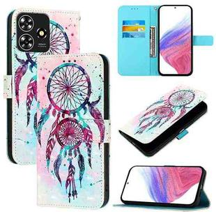 For ZTE Blade A73 4G 3D Painting Horizontal Flip Leather Phone Case(Color Drop Wind Chimes)