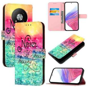 For ZTE Blade A73 5G 3D Painting Horizontal Flip Leather Phone Case(Chasing Dreams)