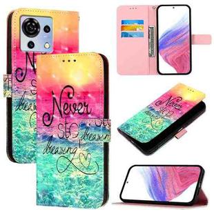 For ZTE Blade V50 Vita 3D Painting Horizontal Flip Leather Phone Case(Chasing Dreams)