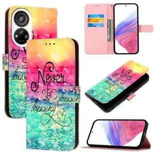 For ZTE Blade V40s 3D Painting Horizontal Flip Leather Phone Case(Chasing Dreams)