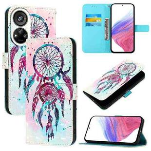 For ZTE Blade V40s 3D Painting Horizontal Flip Leather Phone Case(Color Drop Wind Chimes)