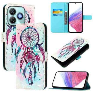 For ZTE Blade A75 4G 3D Painting Horizontal Flip Leather Phone Case(Color Drop Wind Chimes)