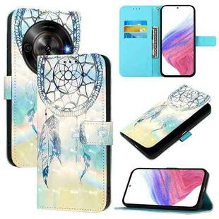 For ZTE Blade A75 5G / Nubia Focus 3D Painting Horizontal Flip Leather Phone Case(Dream Wind Chimes)