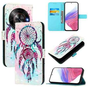 For ZTE Blade A75 5G / Nubia Focus 3D Painting Horizontal Flip Leather Phone Case(Color Drop Wind Chimes)