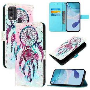 For Nokia C22 3D Painting Horizontal Flip Leather Phone Case(Color Drop Wind Chimes)