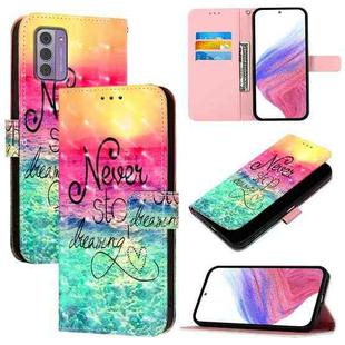 For Nokia G42 / G310 3D Painting Horizontal Flip Leather Phone Case(Chasing Dreams)