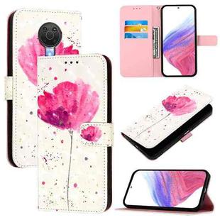 For Nokia 6.3 / G20 / G10 3D Painting Horizontal Flip Leather Phone Case(Flower)