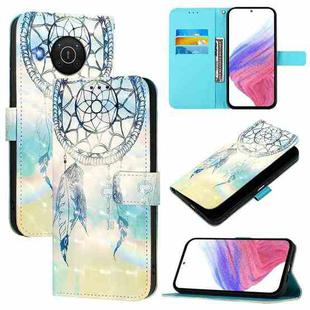 For Nokia X20 / X10 3D Painting Horizontal Flip Leather Phone Case(Dream Wind Chimes)