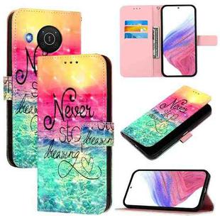 For Nokia X20 / X10 3D Painting Horizontal Flip Leather Phone Case(Chasing Dreams)