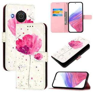 For Nokia X20 / X10 3D Painting Horizontal Flip Leather Phone Case(Flower)