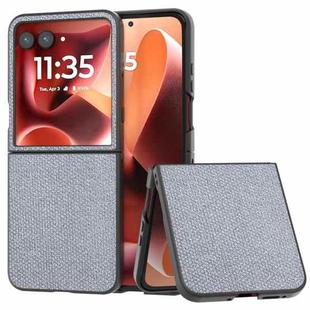 For Motorola Razr 60 Ultra Diamond Series Black Edge Phone Case(Black)
