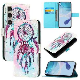 For Sony Xperia 1 VI 3D Painting Horizontal Flip Leather Phone Case(Color Drop Wind Chimes)