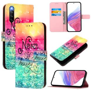 For Sony Xperia 10 IV 3D Painting Horizontal Flip Leather Phone Case(Chasing Dreams)