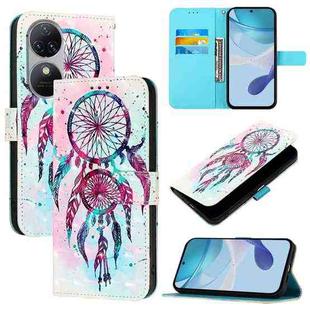 For Oukitel C38 3D Painting Horizontal Flip Leather Phone Case(Color Drop Wind Chimes)