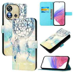 For Oukitel C57s 3D Painting Horizontal Flip Leather Phone Case(Dream Wind Chimes)