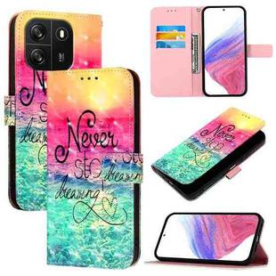 For Blackview Wave 6C 3D Painting Horizontal Flip Leather Phone Case(Chasing Dreams)