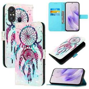 For Itel A58 / A49 3D Painting Horizontal Flip Leather Phone Case(Color Drop Wind Chimes)