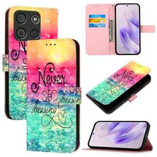 For Itel A60 / A60s 3D Painting Horizontal Flip Leather Phone Case(Chasing Dreams)