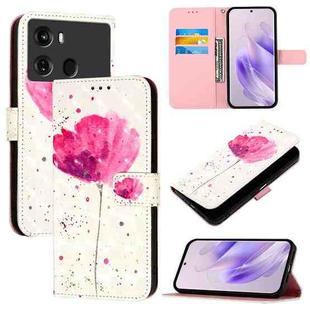 For Itel P40 3D Painting Horizontal Flip Leather Phone Case(Flower)