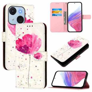 For itel A50C 3D Painting Horizontal Flip Leather Phone Case(Flower)