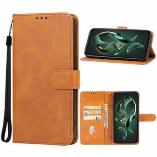 For Redmi K70 Ultra Leather Phone Case(Brown)