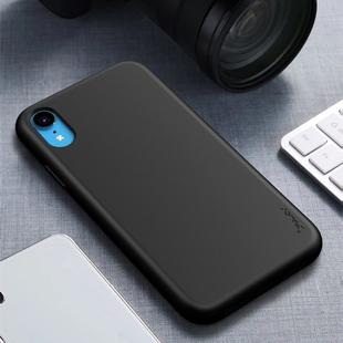 For iPhone XR iPAKY Starry Series Shockproof Straw Material + TPU Protective Case(Black)