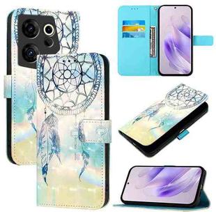 For Tecno Camon 20 Premier 3D Painting Horizontal Flip Leather Phone Case(Dream Wind Chimes)