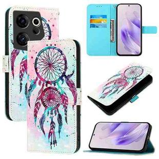 For Tecno Camon 20 Premier 3D Painting Horizontal Flip Leather Phone Case(Color Drop Wind Chimes)