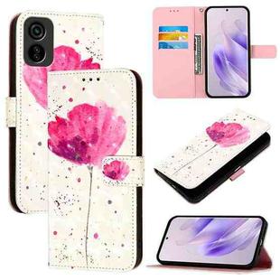 For Tecno Pop 6C 3D Painting Horizontal Flip Leather Phone Case(Flower)