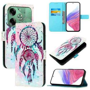 For Tecno Pova 6 4G 3D Painting Horizontal Flip Leather Phone Case(Color Drop Wind Chimes)