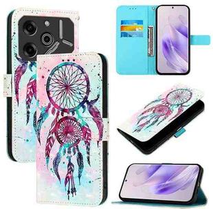 For Tecno Pova 6 5G / Pova 6 Pro 3D Painting Horizontal Flip Leather Phone Case(Color Drop Wind Chimes)