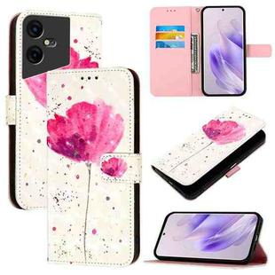 For Tecno Pova Neo 3 3D Painting Horizontal Flip Leather Phone Case(Flower)