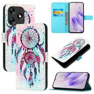 For Tecno Spark 10 4G 3D Painting Horizontal Flip Leather Phone Case(Color Drop Wind Chimes)